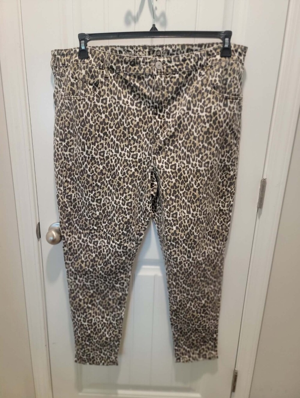 American Eagle Outfitters Plus Size 24 Leopard Print Hi-Rise Jegging 28" Inseam